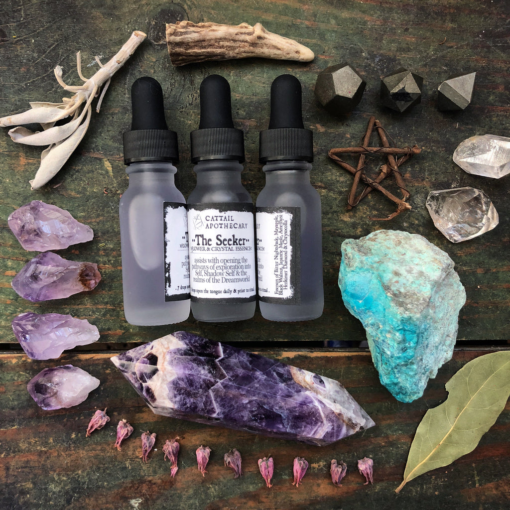 The Muse // Flower & Crystal Essence – Cattail Apothecary