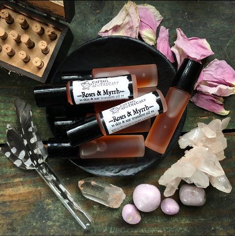 Roses & Myrrh // Soothing Skin and Scar Oil