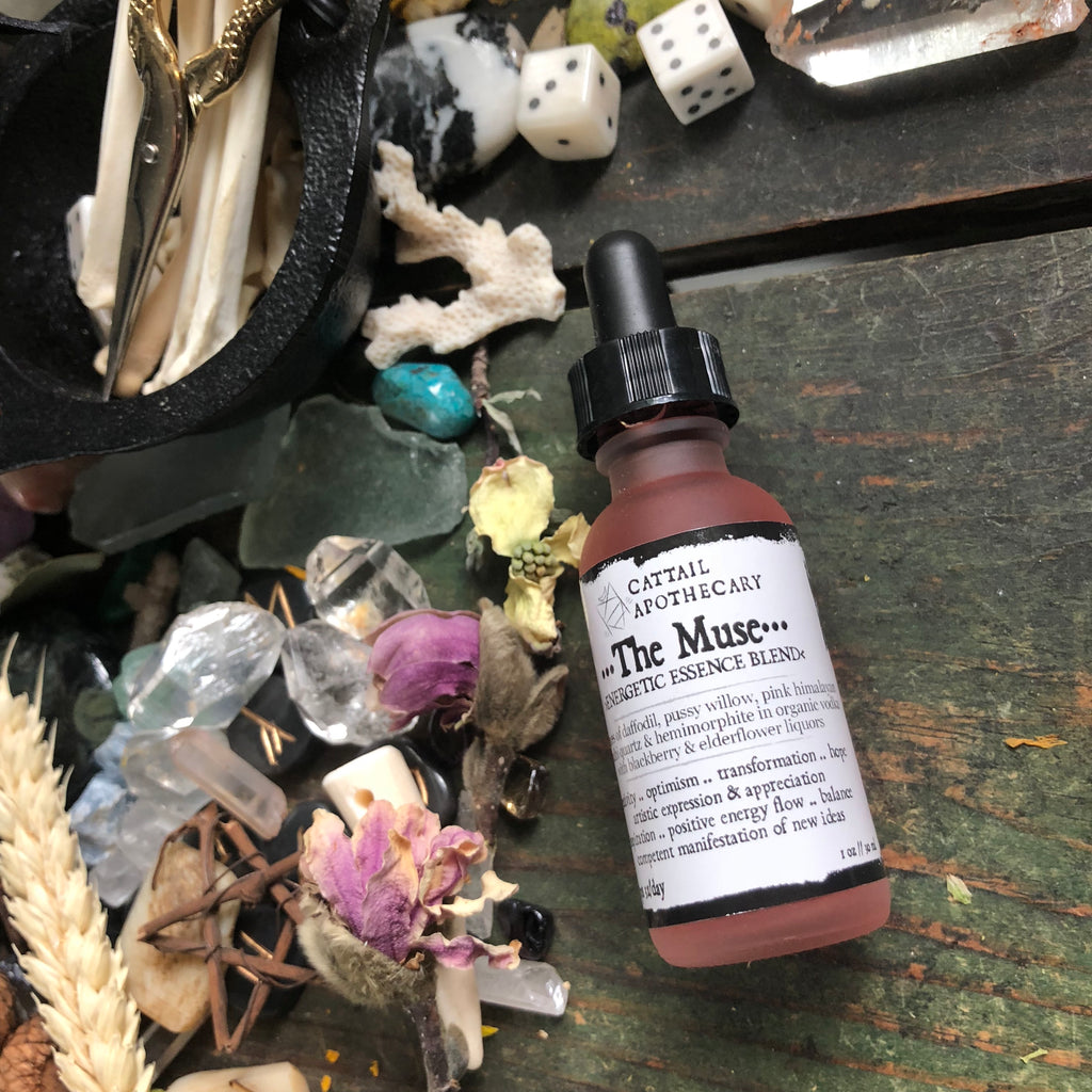 The Muse // Flower & Crystal Essence – Cattail Apothecary