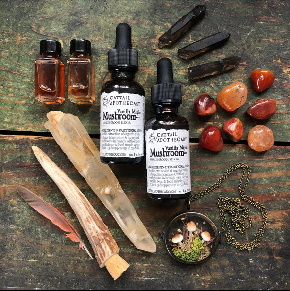 The Muse // Flower & Crystal Essence – Cattail Apothecary